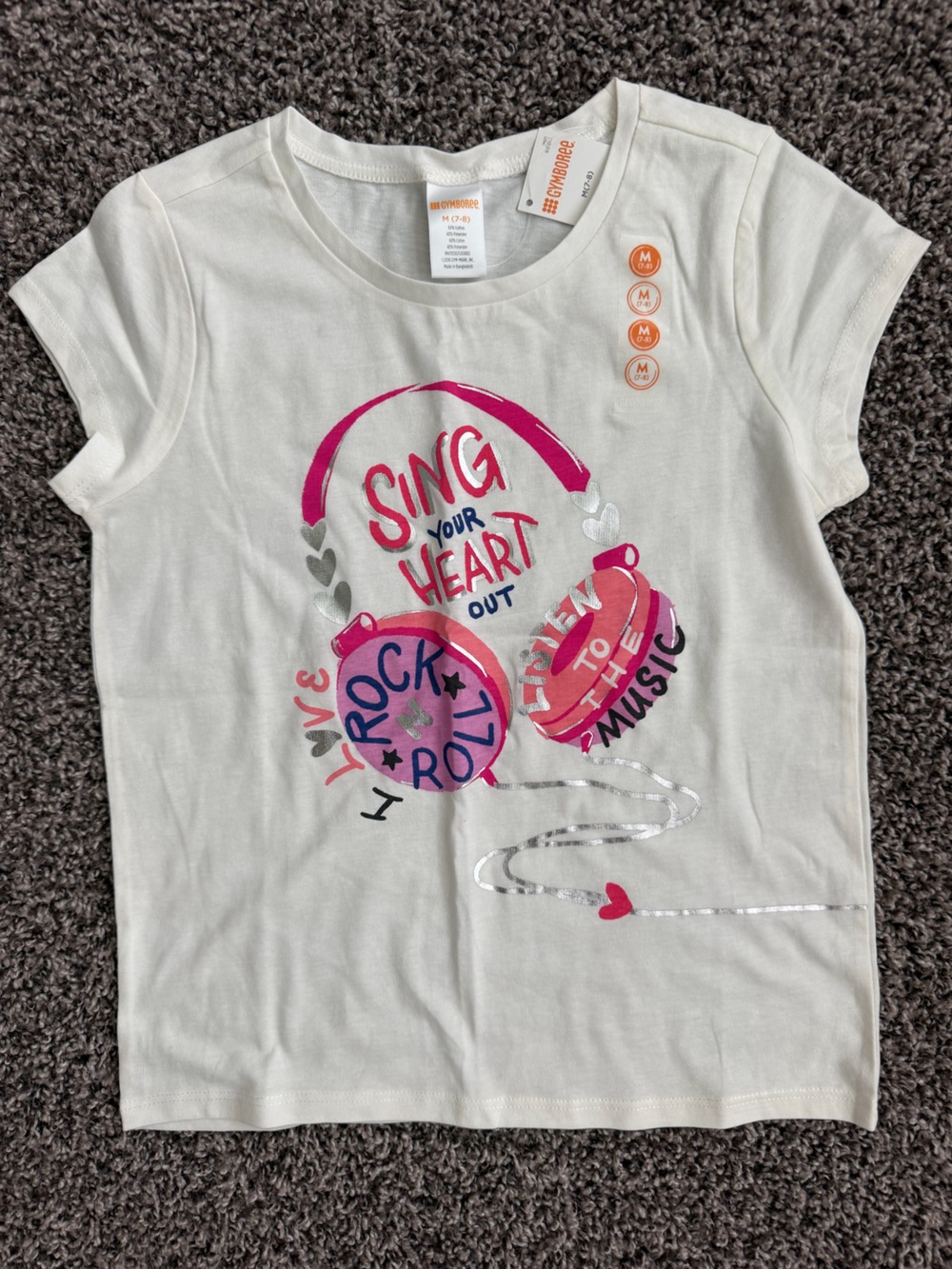 Gymboree “Sing Your Heart Out” tee